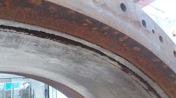 水輪機(jī)殼體汽蝕修復(fù)