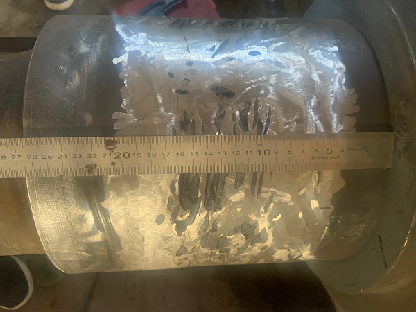 廢鋼破碎機(jī)軸承位在線修復(fù)方法